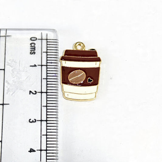 EC03N Coffee Tumbler Enamel Charm ( 1 pc ) High Quality Shine