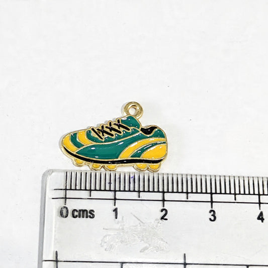 EC03T Football Boots Enamel Charm ( 1 pc ) High Quality Shine