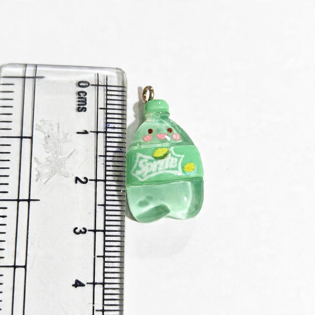 RM01F Sprite Bottle Transparent Resin Charm ( 1 PC )
