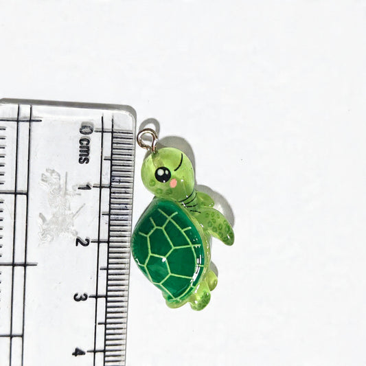 RM01H Kawaii Turtle Resin Charm ( 1 PC )