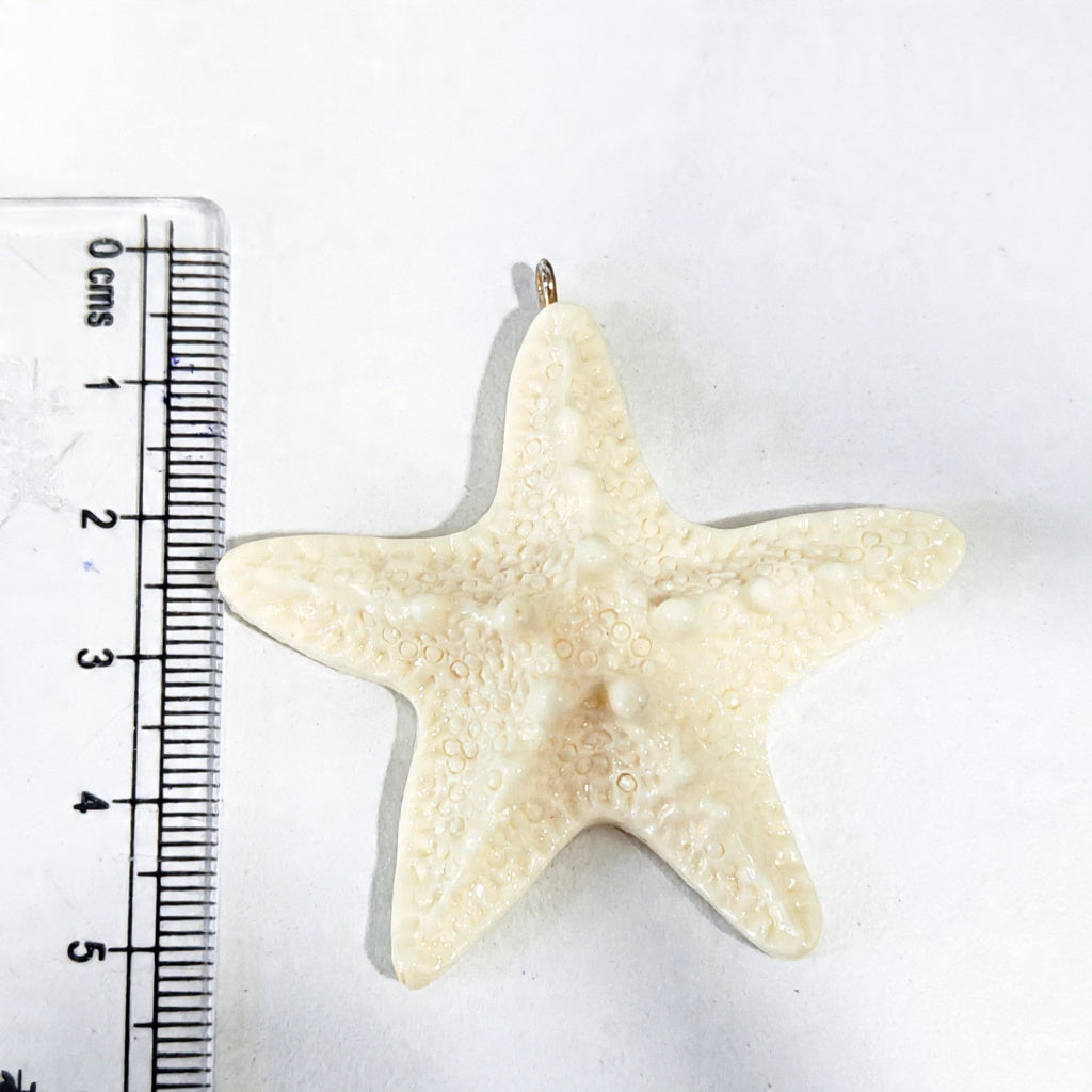 RM03M Beige Starfish Resin Charm ( 1 PC )