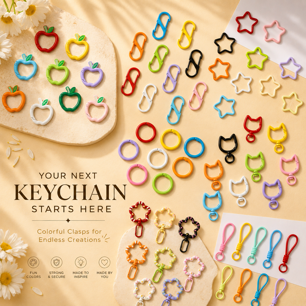 Key chain clasps