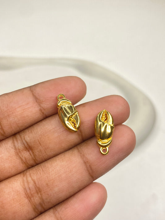 SS 2870 Lobster 18K Gold plated stainless steel ( 1 piece ) Anti tarnish ( 8:18 mm )