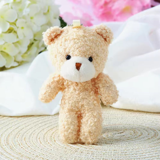 PK 20 Brown Teddy 3D Plush Toy Keychain ( 1 pc ) Imported Premium Quality ( 12:8 cm )