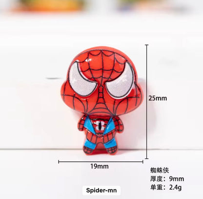 BBB 313 (d) Spider man Superhero Resin charm ( 1 pc ) with Hook