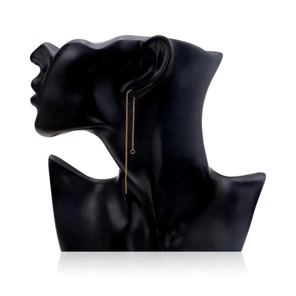 SS 1194 - Threader - 18k gold plated stainless steel ( 2 pc ) anti tarnish