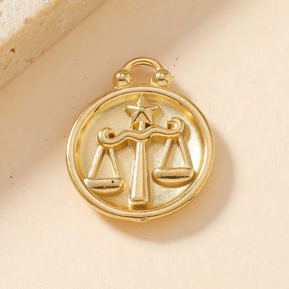 SC02M Libra zodiac sign 316 Stainless steel charm( 1 pc ) Anti tarnish