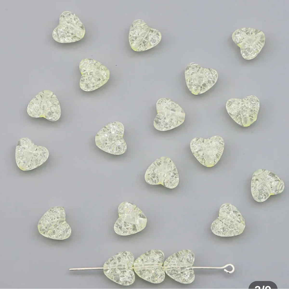 AB86 perforated heart (1PC)