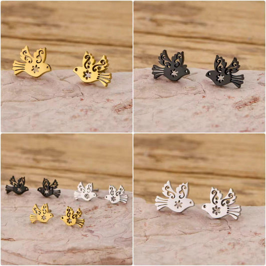 ESJ23F bird Mini studs