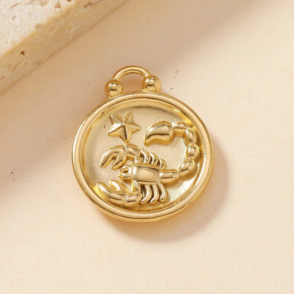 SC02N Scorpio zodiac sign 316 Stainless steel charm( 1 pc ) Anti tarnish