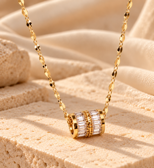 NSJ52E necklace - 18k gold PVD plated