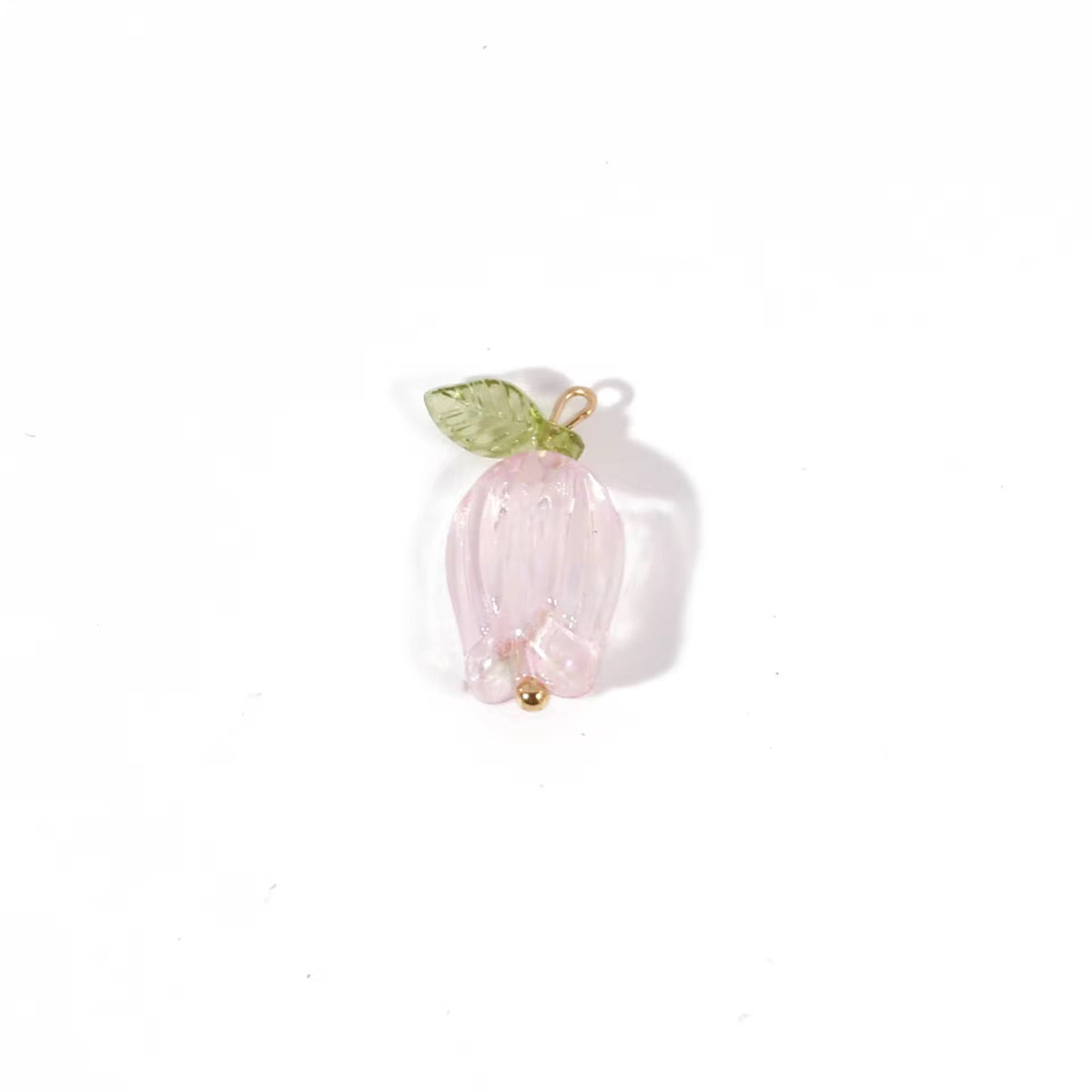 AB78 Tulip Flower Bead Set ( 1 pc ) UV Plated Acrylic ( 12:22 mm )