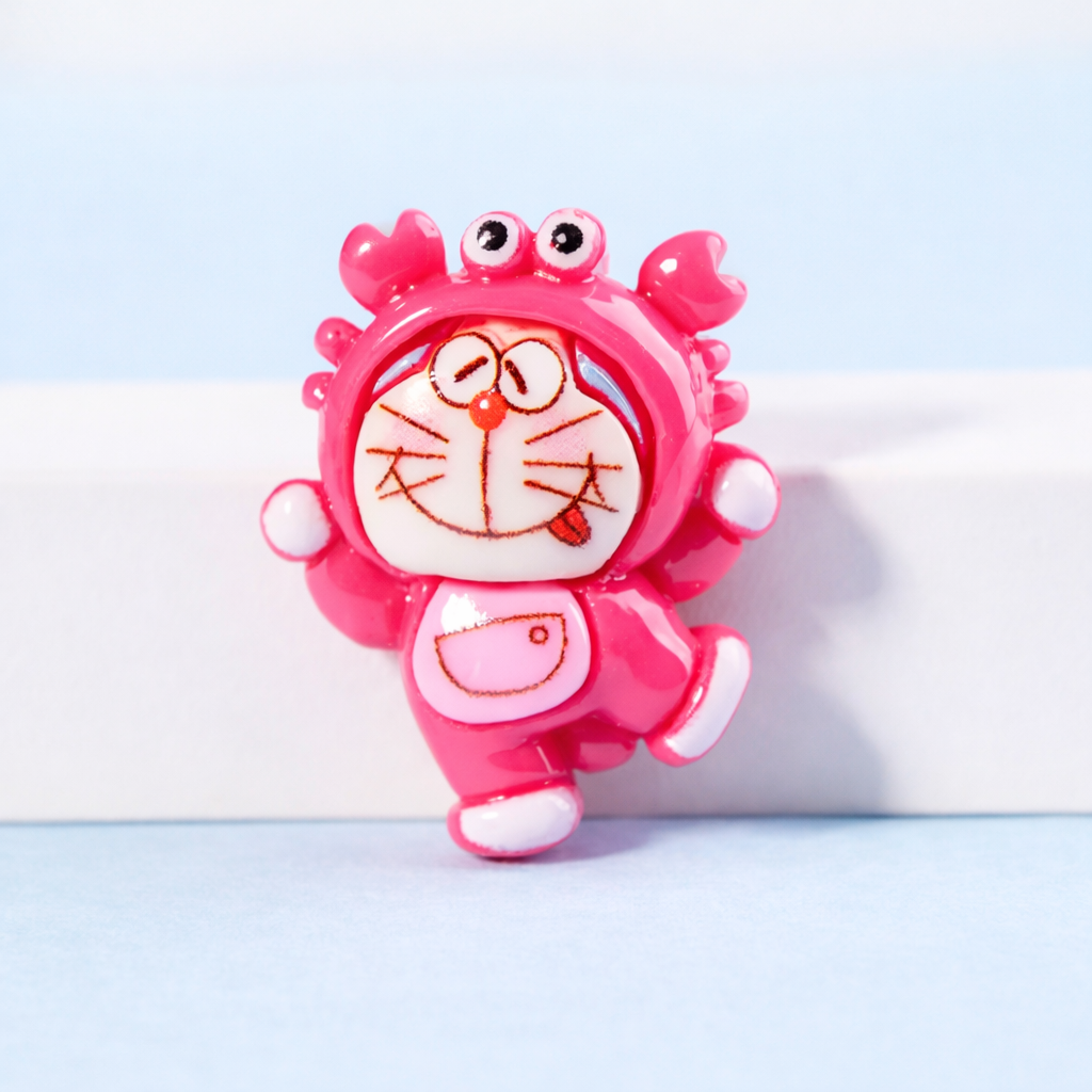BBB 333 (d) Doraemon Cartoon Resin charm ( 1 pc ) with Hook ( 28 mm )