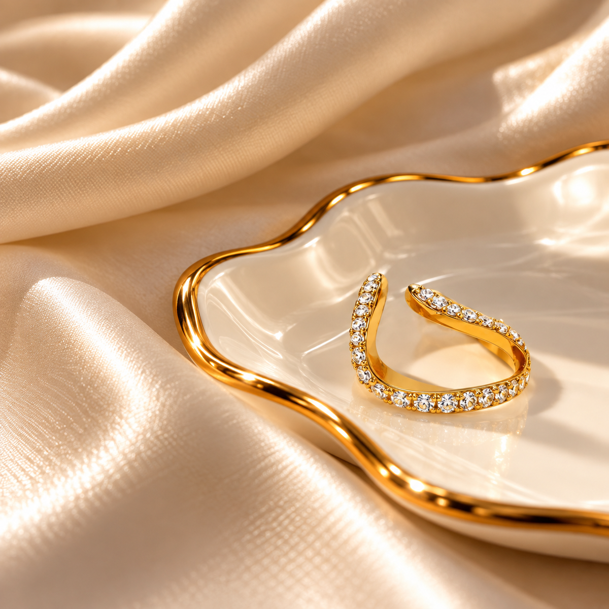 RSJ27J Ring 18k Gold PVD plated