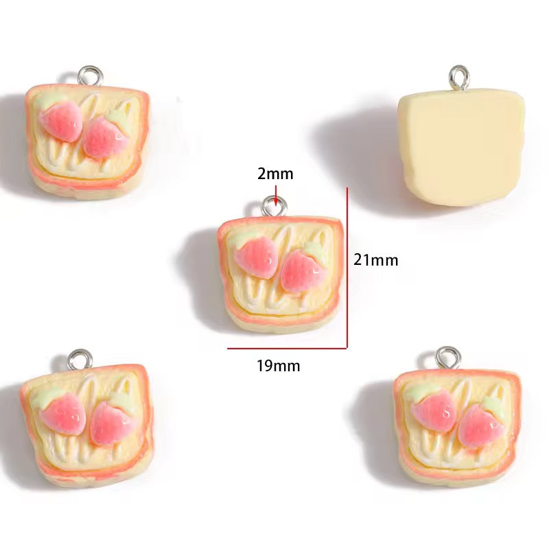 BBB 395 (c) Pastry Resin charm ( 1 pc )