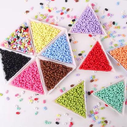 BBB 325 (m) Red Peanut Shiny Bead ( 1 pc ) UV Plated Acrylic ( 4*6 mm )