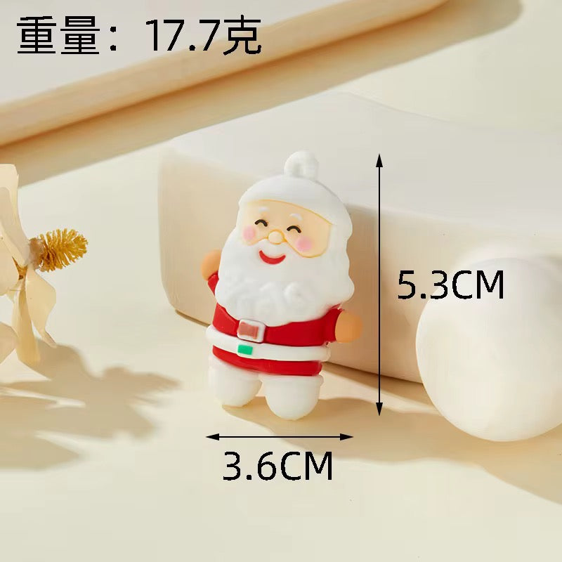 BBB 268 (b) Santa Christmas Cartoon PVC pendant charm ( 1 pc )
