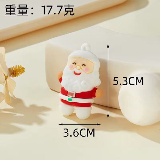 BBB 268 (b) Santa Christmas Cartoon PVC pendant charm ( 1 pc )