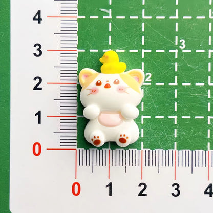 BBB 070 (c) Bubble bath Cat cartoon themed resin charm ( 1 pc ) with / without Hook