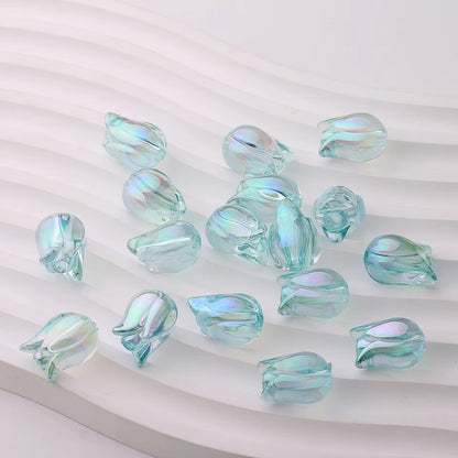 AB83 Tulip transparent luminous Acrylic bead ( 1 pc )