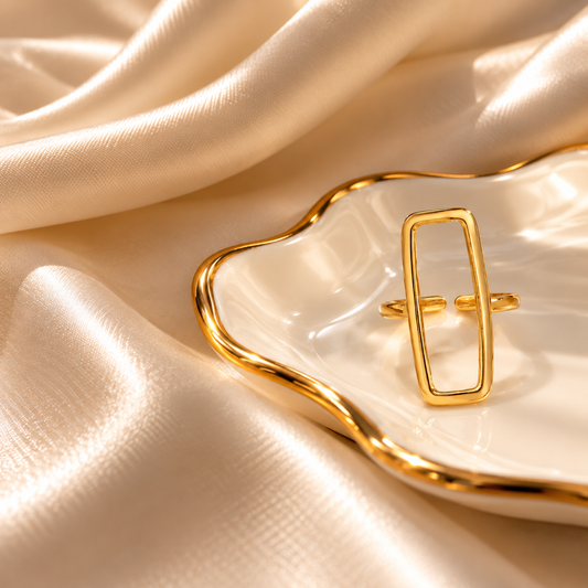RSJ27H Ring 18k Gold PVD plated