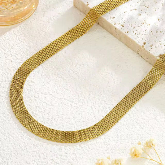 NSJ27B Nector Necklace - 18k Gold PVD plated 316 stainless steel - Anti tarnish