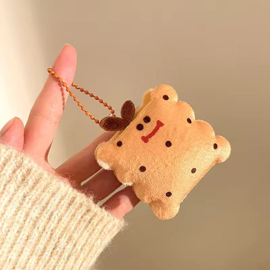 PK 12 Cute Kawaii Capybara Toast 3D Plush Toy Bead Keychain ( 1 pc ) Premium Quality ( 12:11 cm )