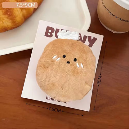 PK 30 Cream Bun Cute Food 3D Plush Toy Keychain ( 1 pc ) Imported Premium Quality