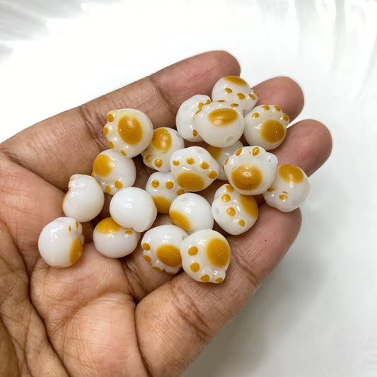 BBB 193 (B) Yellow paw bead (1PC)