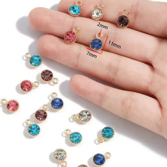 BBB 404 Zircon alloy Charm ( 1 pc ) High Quality Shine