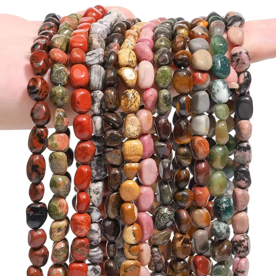 GB05 Natural Chunky Irregular stone bead - Natural Gemstone Bead ( 1 pc ) AAA Quality