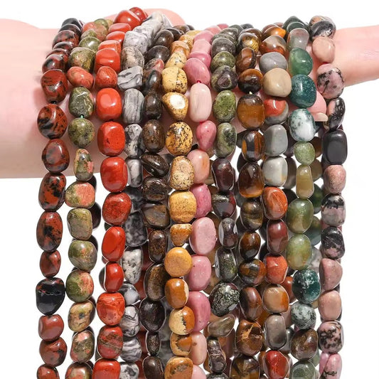 GB05 Natural Chunky Irregular stone bead - Natural Gemstone Bead ( 1 pc ) AAA Quality