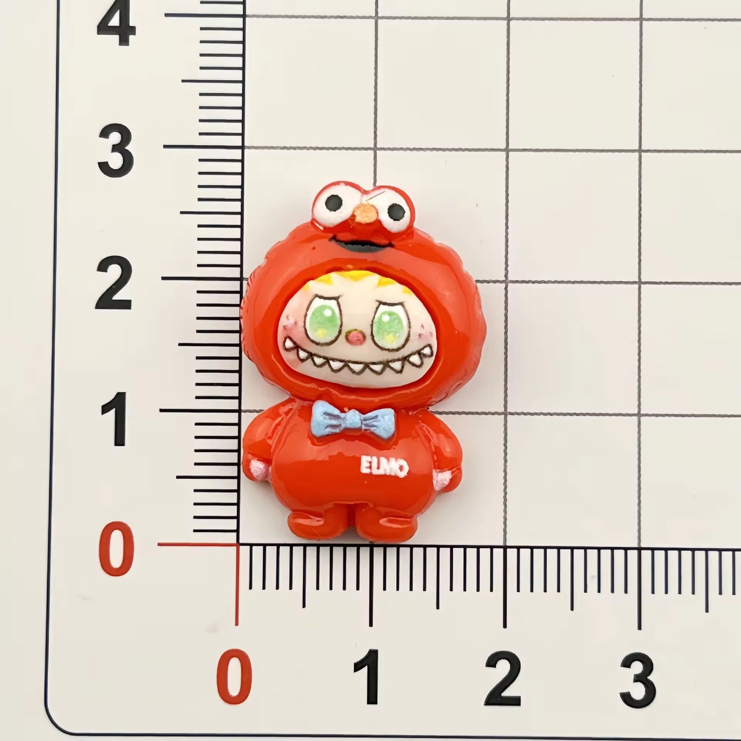 BBB 037 (D) Labubu kawaai resin charm with hook ( 1 pc )