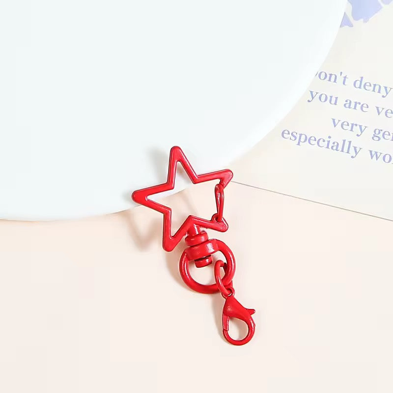 KC27 Star key clasp with lobster clasp - Keyring Clasp( 1 pc ) ( 10:35 mm )