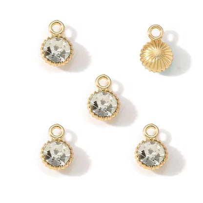 BBB 404 Zircon alloy Charm ( 1 pc ) High Quality Shine