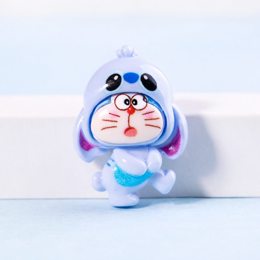 BBB 333 (f) Doraemon Cartoon Resin charm ( 1 pc ) with Hook ( 28 mm )