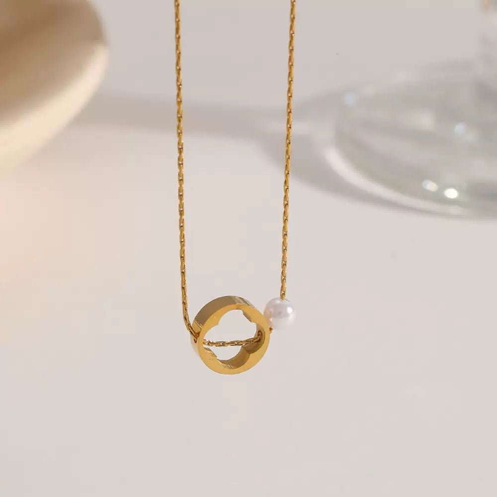NSJ51B necklace - 18k gold PVD plated