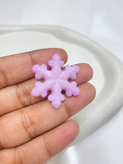 AB71 Snowflake Acrylic bead ( 1 pc )