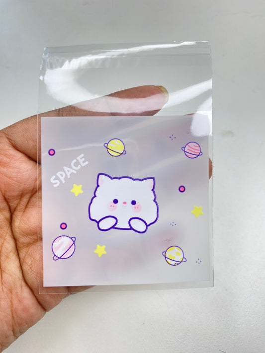 Space Cat self adhesive cover ( 1 pc )