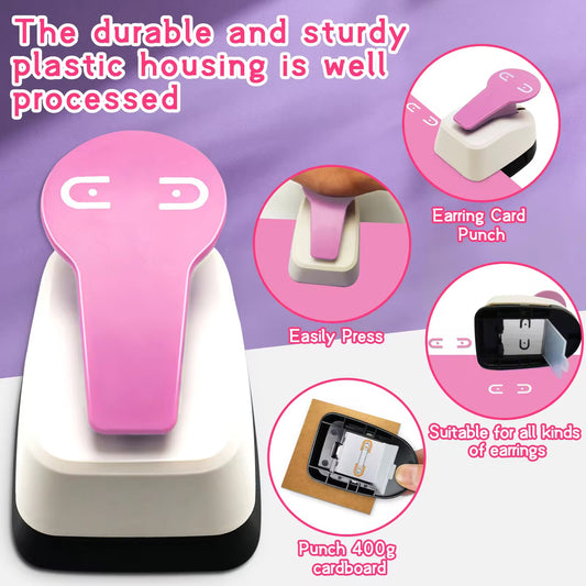 Earring hole embosser for Thicker card ( upto 400 gsm ) - punching card