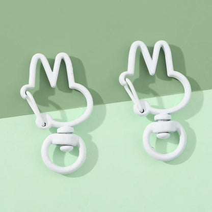 BBB 086 Rabbit shape buckle keychain  clasp ( 1 pc )