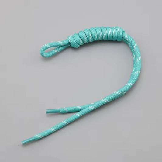 BBB 352 (k) Light Blue Boho rope bag charm - Keyring Rope ( 1 pc )