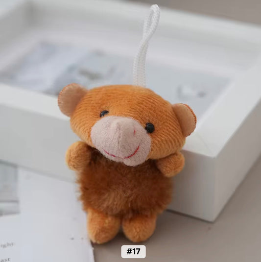 PK 45 Cute Animal 3D Plush Toy Keychain ( 1 pc ) Imported Premium Quality