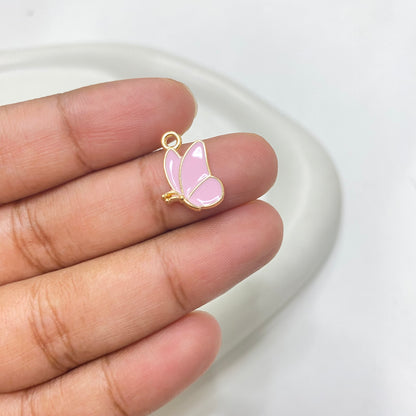 EC 1540 Butterfly enamel charm ( 1 pc )