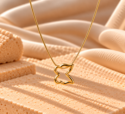 NSJ54A necklace - 18k gold PVD plated