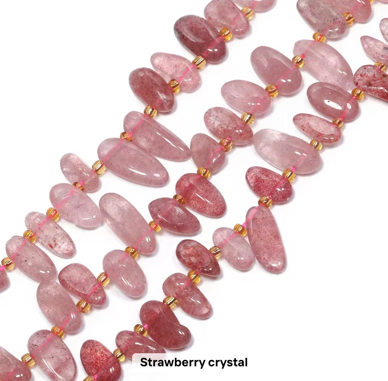 GB04 Natural long tooth Irregular stone bead - Natural Gemstone Bead ( 1 pc ) AAA Quality