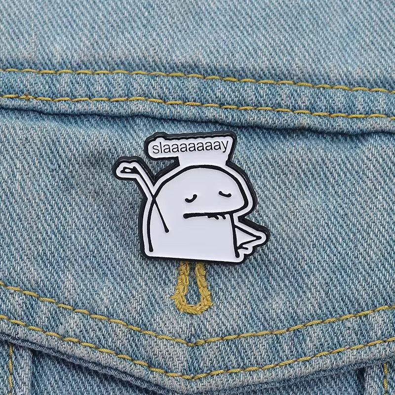 PK 117 Slay Enamel Pin Badge ( 1 pc ) Imported Premium Quality