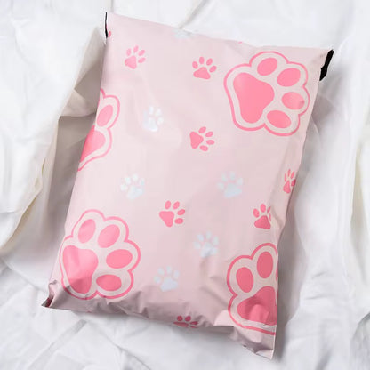 Paw-fect 😍 Poly Mailer Bag -  Waterproof & Double Sided - Designer Premium Packaging ( 10:13 inch )