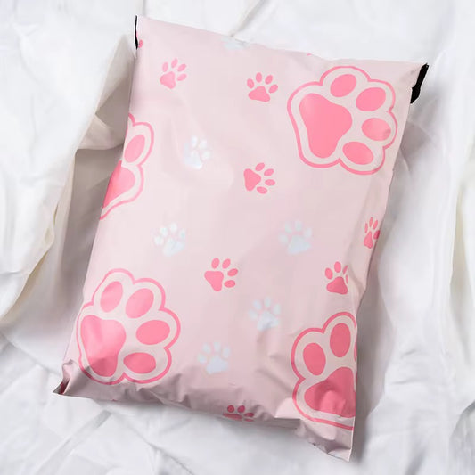 Paw-fect 😍 Poly Mailer Bag -  Waterproof & Double Sided - Designer Premium Packaging ( 10:13 inch )