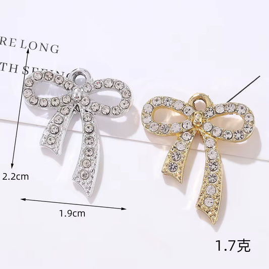 SS 2954 Bow Alloy Premium charm ( 1 pc ) Tarnish Resistant